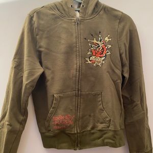 Ed Hardy Zip Hoodie Jacket